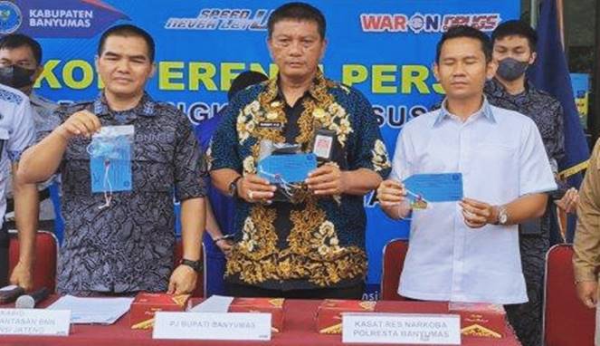 BNNK Banyumas Tangkap Tersangka Peredaran Ekstasi Jenis Baru