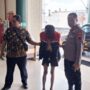 Kapolsek Karanglewas AKP Heri Sudaryanto membawa terduga pelaku curanmor